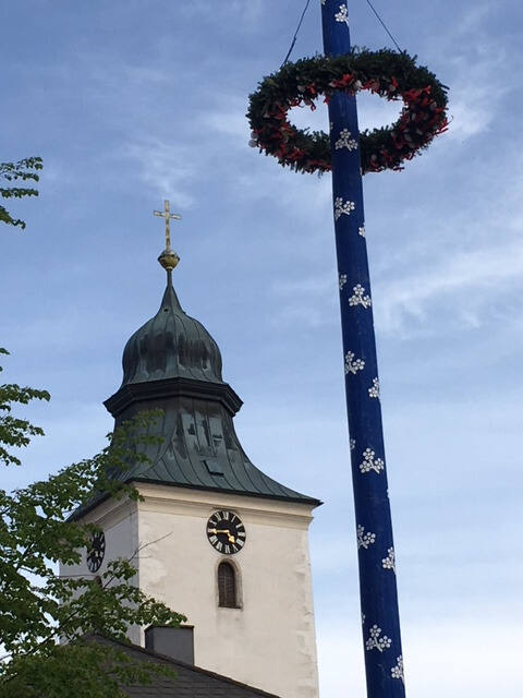 Gutau Maibaum Kirche (Quelle: Land OÖ)