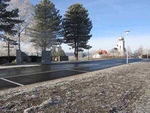 Gemeinde Klaffer, Friedhof, Beleuchtung (Quelle: Gemeinde Klaffer, Günter Studener)