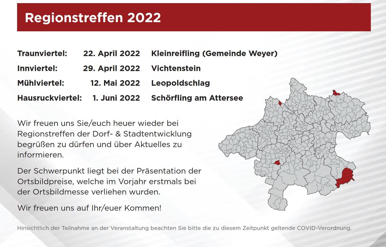 Regionstreffen (Quelle: Land OÖ.)